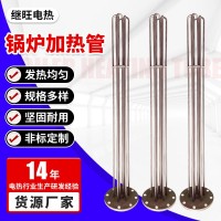 鍋爐加熱管螺紋電熱管380V工業(yè)水箱加熱棒不銹鋼法蘭加熱管